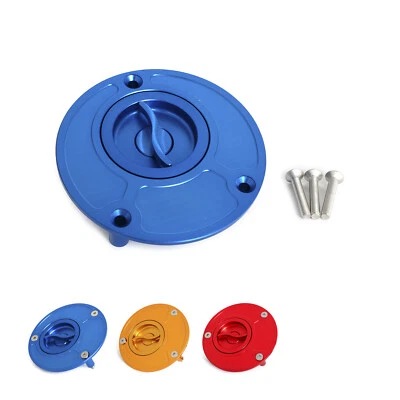 CNC Keyless Gas Fuel Tank Cap Cover For Yamaha FZR1000 1987-96 XJR1300 1995-2009 - Image 1 of 4