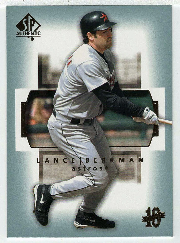 Lance Berkman - Houston Astros - 2003 Upper Deck SP Authentic Baseball # 46 Mint - Image 1 of 1