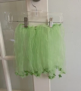 Girls Green Tutu Tassel Skirt Star Dress Up Play Costume New One Size Tinkerbell - Picture 1 of 9