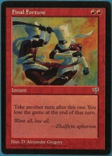 Final Fortune Mirage NM Red Rare MAGIC THE GATHERING CARD (ID# 212760) ABUGames