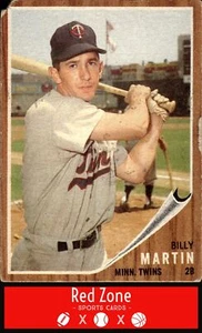 1962 Topps - #208 Billy Martin LOW VG. - Picture 1 of 2