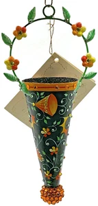 Patricia Breen Winter Cornucopia Russian Fable Black Christmas Tree Ornament - Picture 1 of 11