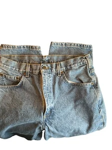 Jeans Carhartt Fit gamba dritta blu uomo 35x30 pantaloni denim - Foto 1 di 3