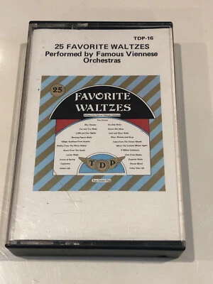 25 Favorite Waltzes Performed by Famous Viennese Orchestras Cassette Tape - Image 1 of 3
