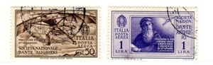 FRANCOBOLLI ITALIA REGNO - 1932 P.A. - Pro società nazionale Dante Alighieri - Foto 1 di 2