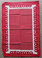 OXO Tea Towel Red & White Stripes Vintage Retro Kitchen