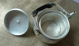 Vintage Soviet USSR Kitchenware Aluminium Tea Pot Kettle marked YULAT 0.8 l  - Picture 1 of 11