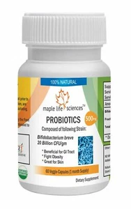 Probiotic blend of Bifidobacterium breve 20 Billion CFU/GRAM Capsules 11 - Picture 1 of 2