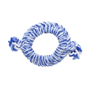 KONG Rope Ring Puppy Small Dog Medium Chew Tug Toy Blue Teething Aid - Picture 1 of 1
