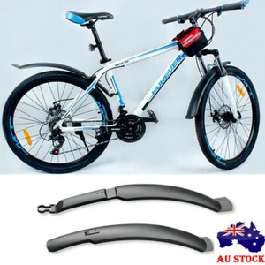 Cycling MTB Mudguard Mud Guard Mountain Bike Bicycle Fender Front Rear Tyre AU - Picture 1 of 11
