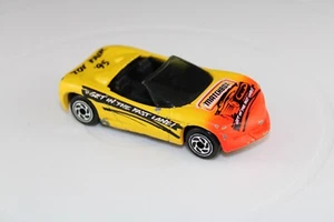 Matchbox 1:58 1994 Corvette Sting Ray III Toy Fair "95  Yellow - Red Front  - Picture 1 of 5