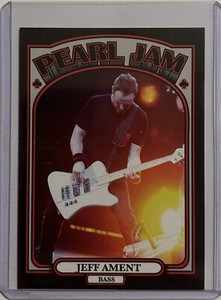 2013 JEFF AMENT PEARL JAM WRIGLEY FIELD CHICAGO CUBS TRADING CARD GEM MINT?