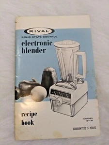 Rival Electric Blender Recipe Book Model 911W - Bild 1 von 6