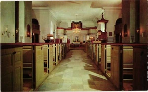 Vintage Unposted Postcard BRUTON PARISH CHURCH Williamsburg Virginia - Picture 1 of 2