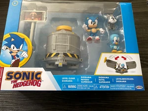 **NEU** Sonic The Hedgehog Level Clear Diorama Sonic, Flicky & Pocky Figuren - Bild 1 von 3