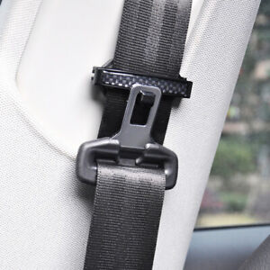 2x Adjustable Car Seat Belt Buckle Clip Fastener Stopper Limiter Car Accessories
