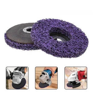 100 mm Poly Strip Disc Wheel Paint Rust Removal Clean For Angle Grinder 1-10Pcs - Picture 1 of 8