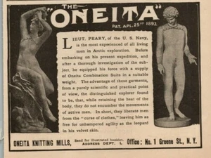 1890er-1910er Print Ad Oneita Knitting, Wright's Underwear, Golden Spectre Tobacco - Bild 1 von 4