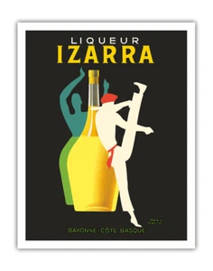 Liqueur Izarra - Vintage Advertising Poster by Paul Colin 1948 - Picture 1 of 25