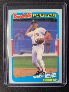 1989 Fleer Baseball's Exciting Stars Wade Boggs #2 of 44 Red Sox!!!