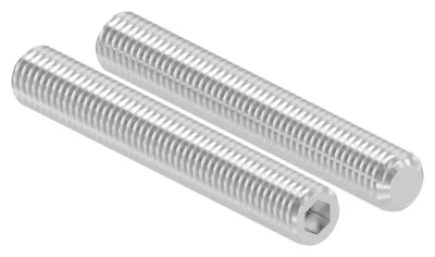 EDELSTAHLONLINE24 Gewindestift, M10 x 70mm, mit Innensechskant, aus V2A Edelstahl