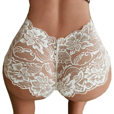 Women Sexy Lace Panties Knickers Lingerie Seamless Underwear G-string Briefs  # - Image 1 of 4