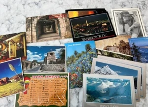 Vintage Postcard Lot 15+ Post Cards United States Alaska Texas DC - Picture 1 of 10