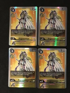 Digimon Classic Collection EX1-030 Angewomon x4 Playset SR NM/M Pack Fresh - Picture 1 of 2