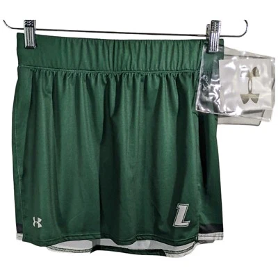 Nueva falda escocesa de lacrosse Loyola Greyhounds verde bajo armadura pequeña Foto 1 de 4