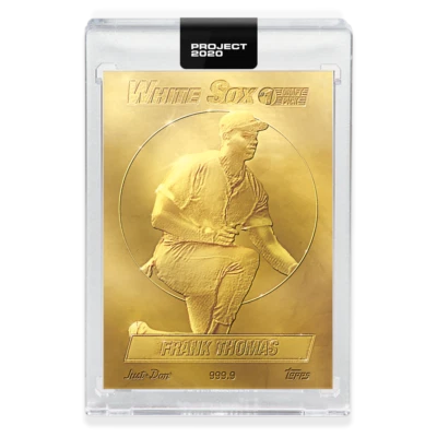 TOPPS PROJECT 2020 ART CARD FRANK THOMAS #73 1990 #414 CHICAGO WHITE SOX DON C  - Image 1 of 4