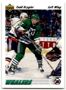 1991-92 Upper Deck Todd Krygier Hartford Whalers #215 - Picture 1 of 2