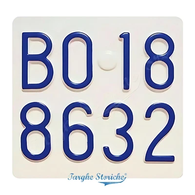 Targa Decorativa Moto dal 1963 al 1984 Colorazione Originale - Immagine 1 di 3