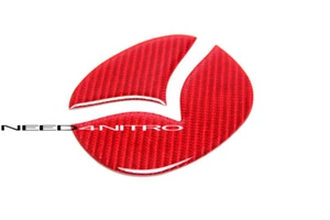 For Mazda CX-5 Trunk Lid Emblem Red Carbon Fiber Filler Decal Insert Sticker - Picture 1 of 2