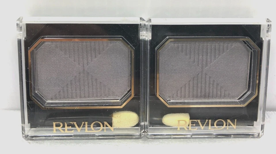 (2) REVLON Custom Eyes Eye Shadow- SLATED GREY  *VINTAGE ORIGINAL SOLD AS-IS - Image 1 of 2
