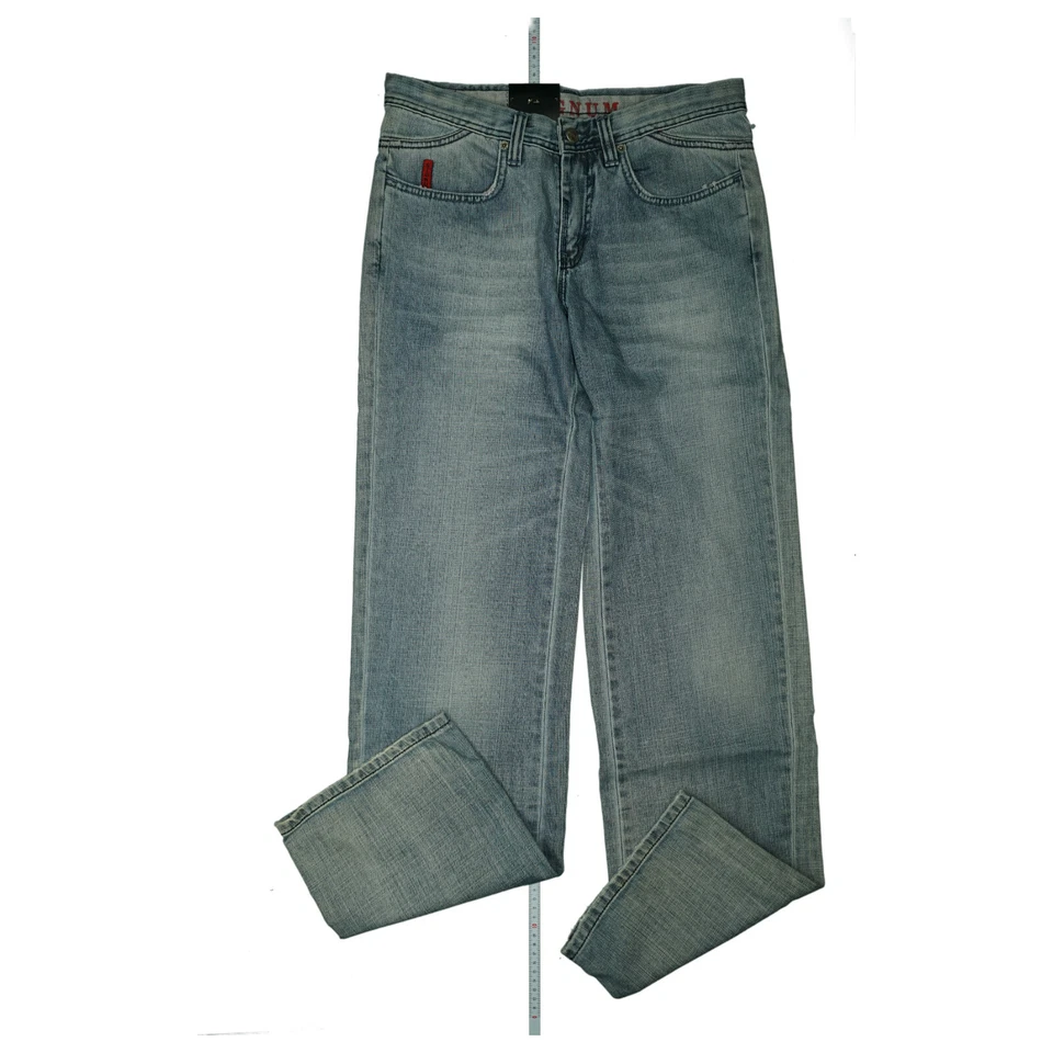 SIGNUM Pantalones Jeans Regulares De Confort Para Hombre 30/34 Azul NUEVO. - Imagen 1 de 4