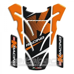 Almohadilla de tanque genérica para KTM NEGRO/NARANJA mod. "ALAS SUPERIORES" - Imagen 1 de 1