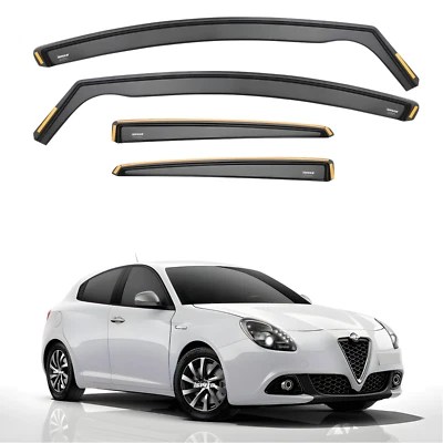 ISPEED Wind Deflectors for Alfa Romeo Giulietta 2010-2020 5-Door Hatchback 4pc - Image 1 of 4