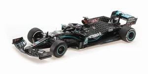 Minichamps 1:18 MERCEDES AMG W11 HAMILTON WIN BRITISH GP 2020 FLAT TYRE W.C 2020 - Picture 1 of 2