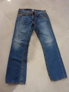 Pantalones de mezclilla rectos Ricky Super T vintage True Religion para hombre talla 36x32 EE. UU. - Imagen 1 de 19