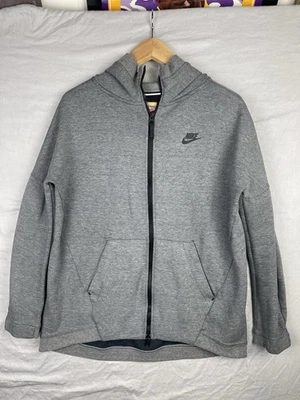 Chaqueta con capucha Nike para mujer pequeña tecnología polar 811710-063 rendimiento con cremallera Foto 1 de 4