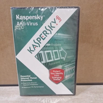 KASPERSLab Anti-Virus Protection PC Computer Security Software - NEW SEALED - Image 1 of 4