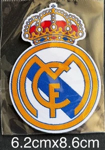Logo, Écusson,patch,Réal De Madrid Brodé À Coudre Ou Presse À Chaud. - Imagen 1 de 1