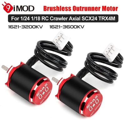 RC Brushless Motor 3200/3600KV High Torque Motor For 1/24 1/18 RC Crawler SCX24 - Bild 1 von 4
