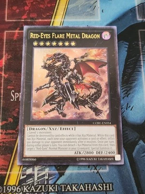 Red-Eyes Flare Metal Dragon (UTR) CORE-EN054 Clash of Rebellions Unlimited - Image 1 of 2