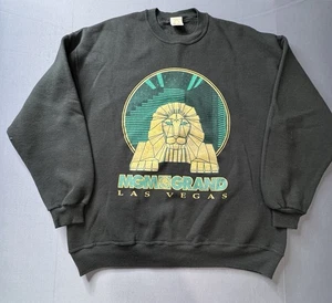 Vintage 1993 Vintage MGM GRAND HOTEL Crew Neck Sweatshirt XXL - Bild 1 von 7