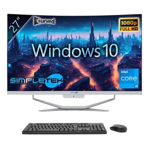 Aio Tout en Un i5 2.5GHz 27 " Courbe 16GB 960GB WIN10 Ordinateur Personnel Fixe - Photo 1/7