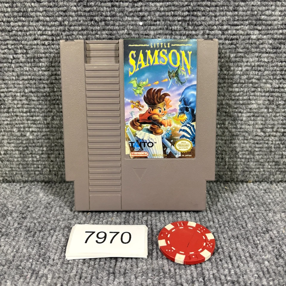 Cartucho Little Samson NES Auténtico Solo En muy buena condición Probado Funciona RARO Versión EE. UU. Foto 1 de 4