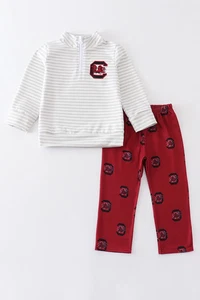 Boutique USC Boy Outfit Size 8 - Picture 1 of 5