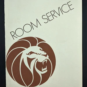 MGM Grand Hotel Las Vegas Vintage Room Service Menu - Picture 1 of 8