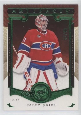2015-16 Upper Deck Artifacts Stars Emerald /99 Carey Price #123 - Image 1 of 2